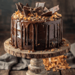 crunchy chocolate caramel cake 3 elhammoutiyassin A tall elegant crunchy chocolate caramel cak b482a0a1 6194 4e4f a8ed 43c32db676aa 0 crunchy chocolate caramel cake